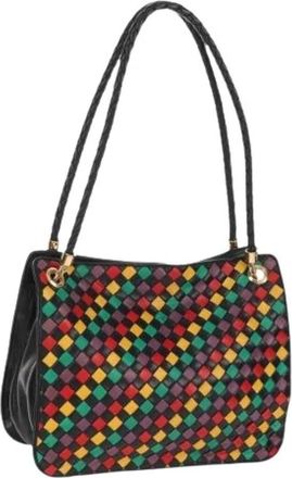 Bottega Veneta Pre-owned Shoulder Bags, female, Multicolor, Size: ONE SIZE Pre-owned Vintage Shoulder Bag