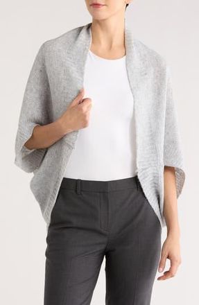 Melrose and Market Rib Knit Cocoon Shrug in Grey at Nordstrom Rack