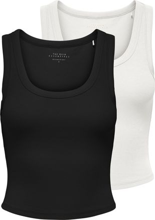 Only ONLEASY S/L TANK TOP JRS 2 PACK Packung, 2 tlg. Baumwollmischung, regular fit