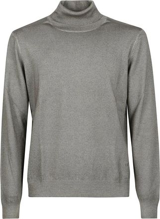 Fay Comfortabele Turtle Neck Sweater - Heren - Coltruien - Beige - XL - Truien & Vesten