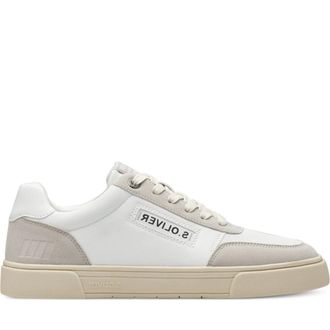 s.Oliver Witte Grijze Sneakers voor Mannen - Heren - Sneakers - Wit - 44 EU - Schoenen