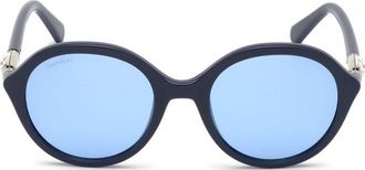 Swarovski Womens SK0228 51 90V Sunglasses - Blue - One Size