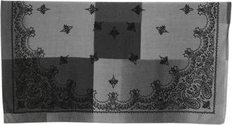 Destin Judy Carre 90x 90 cm Cube Sjaal - Dames - Zijden sjaals - Grijs - ONE Size - Wol - Accessoires