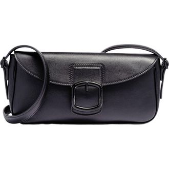 Santoni Leather shoulder bag in Black at Nordstrom