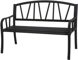 Hesperide Hesperide - Banco de jardín Alvernia Negro - Hespéride