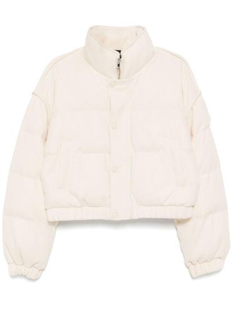 Tout &agrave; Coup cropped down jacket - Neutrals