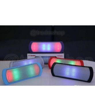 Trade Shop Altavoz Bluetooth Fm Tf Usb Altavoz Smartphone Tablet Recargable Led