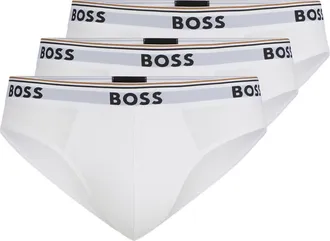BOSS 3-Pack Power Stretch Cotton Briefs in Wht at Nordstrom, Size Xx-Large