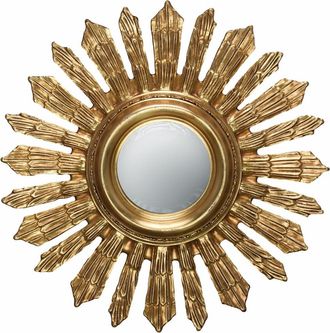 OEM Espejo Decorativo, Dorado, Estilo Luis Xv, Redondo, Barroco, 70 Cm