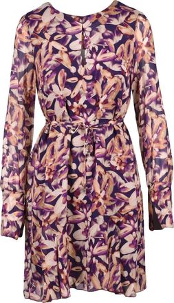 Patrizia Pepe Flared Dress - Purple/Pink