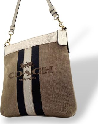 Coach Canvas Shoulder Bag (Pre-Owned)