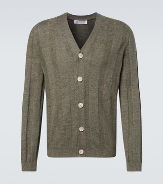 Brunello Cucinelli Linen and cotton cardigan