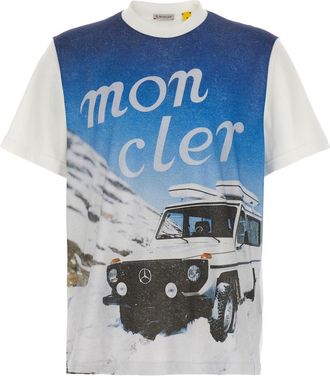 Moncler White Logo T-shirt