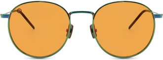 Italia Independent II 0305 149.052 Mens Sunglasses Green Size 50