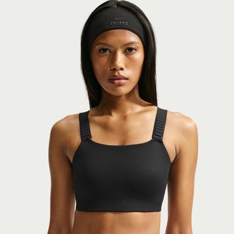 Nike Womens SKIMS Matte Wide-Strap Bra in Black | IR5043-054
