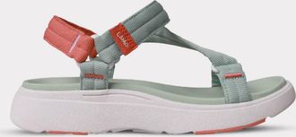 Lamofootwear Womens Solstice Hook & Loop Sandal In Mint