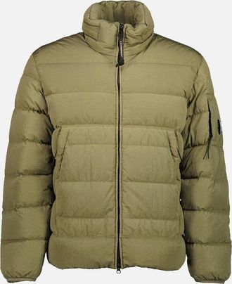 C.P. Company Mens Eco-Chrome R Down Lens Jacket - Green - Size: Regular/36