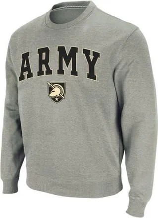 Colosseum Mens Colosseum Heather Gray Army Black Knights Arch & Logo Crew Neck Sweatshirt at Nordstrom, Size Xxx-Large