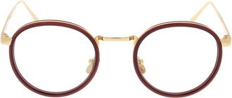 Linda Farrow Accessoires, unisex, Bruin, ONE Size, Optical Frame