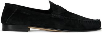 Tom Ford Suede Twisted Band Ripley Loafer - Heren - Loafers - Zwart - 45 EU - Leer - Schoenen
