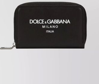 Dolce & Gabbana leather zip-around wallet