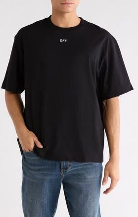 Off-white Scribble Diagonal Skate Graphic T-Shirt in Black-White at Nordstrom Rack, Size X-Small