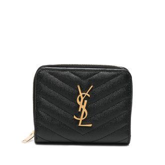 Saint Laurent Chevron Logo Wallet