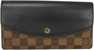 Louis Vuitton Pre-owned Long wallet (bi-fold) - Dames - Vintage Accessoires - Bruin - ONE Size - Vintage