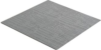 Emuca Esterilla Antideslizante Para Cajones, Net, Longitud 20m X 480mm, Pl&aacute;stico, Gris - Emuca