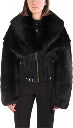 Elisabetta Franchi Mujer, Chaquetas, Negro, Talla: L