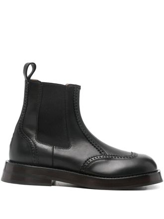 Alexander McQueen Stivali in pelle 30mm - Nero