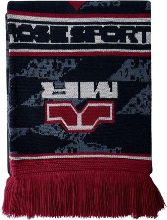 Martine Rose Reversible Fringe Scarf - Heren - Wintersjaals - Veelkleurig - ONE Size - Katoen - Accessoires
