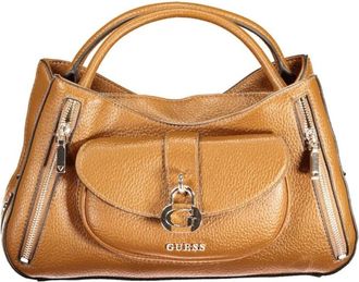 Guess Jessa Schoudertas - Dames - Handtassen - Bruin - ONE Size - Tassen