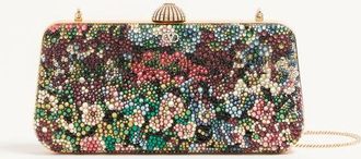 Valentino Garavani Minaudiere Valentino Garavani Carry Secrets con strass motivo Apres LHiver Donna MULTICOLOR/CRYSTAL UNI