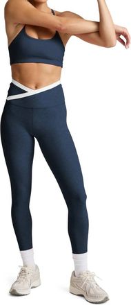 Beyond Yoga Outlines High Waisted Midi Legging In Nocturnal Navy