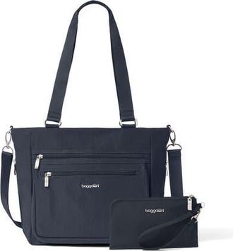 Baggallini Modern Everyday Shopper Tote in French Navy at Nordstrom