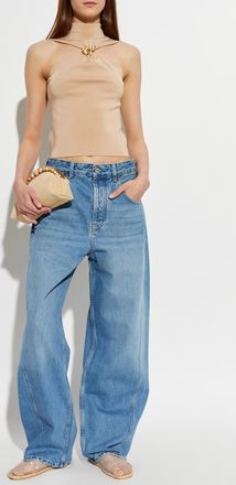 Cult Gaia Top Katherine, Womens, Beige