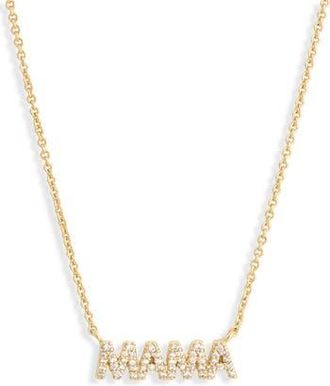 Electric Picks Sunshine Mama Pendant Necklace in Gold at Nordstrom Rack