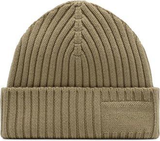 Givenchy Accessories, male, Beige, ONE SIZE, Ribbed Wool Beanie in Beige