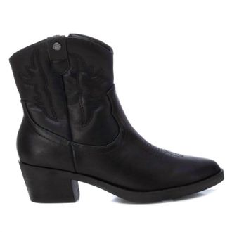 Xti Womens Cowboy Booties In Black