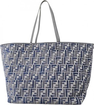 Fendi Navy Tote Bag (Pre-Owned)