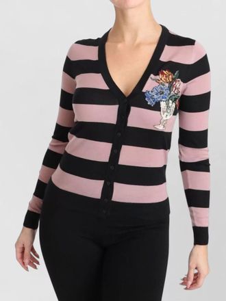 Dolce & Gabbana floral cashmere cardigan