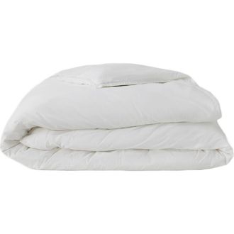 Pact Organic Room Service Sateen Duvet Cover in White at Nordstrom, Size King