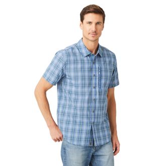 Free Country Mens Excursion Short Sleeve Poplin Shirt