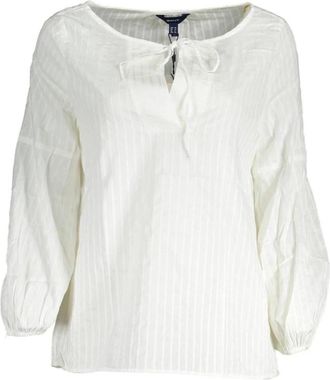 GANT Elegante Strik Top voor Vrouwen - Dames - Blouses - Wit - 3XS - Overhemden