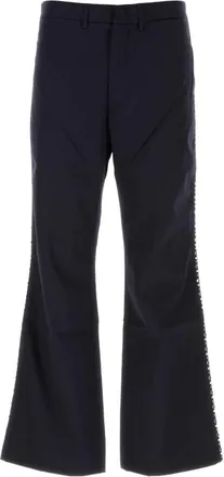 Wales Bonner Navy Blue Bootcut Pant