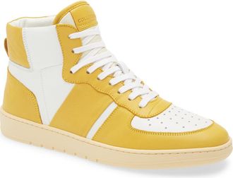 Collegium Pillar Destroyer High Top Sneaker in Giallo at Nordstrom Rack, Size 11Us / 44Eu