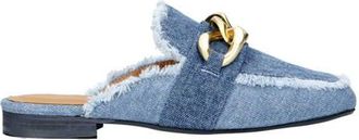 Babouche Lifestyle Sammy denim muiltjes blauw