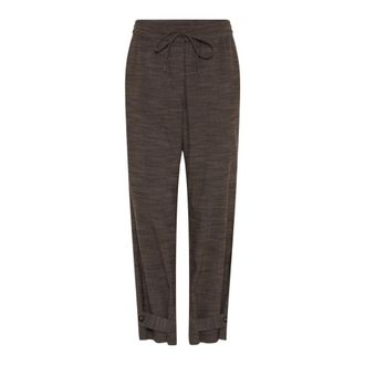 Gustav Geknipte broek - Dames - Vrijetijds broeken - Bruin - S - Broeken