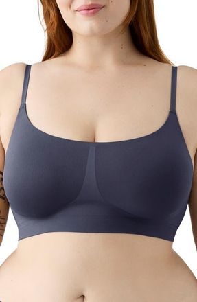 True & Co. Soft Form Square Neck Wireless Bra in Nightfal at Nordstrom, Size X-Large